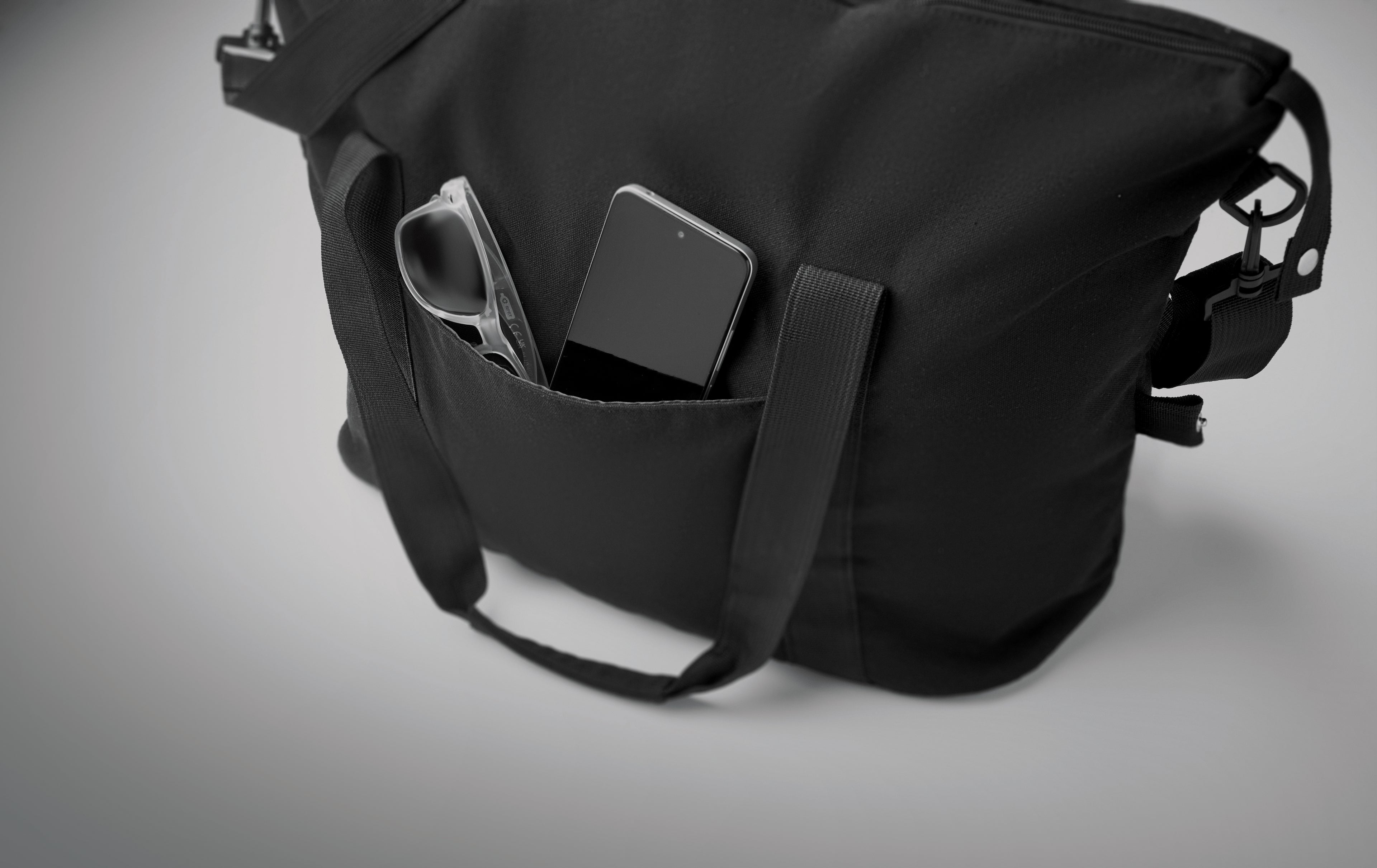 Koper Tote Recycled Weekend Bag with Trolley Holder
