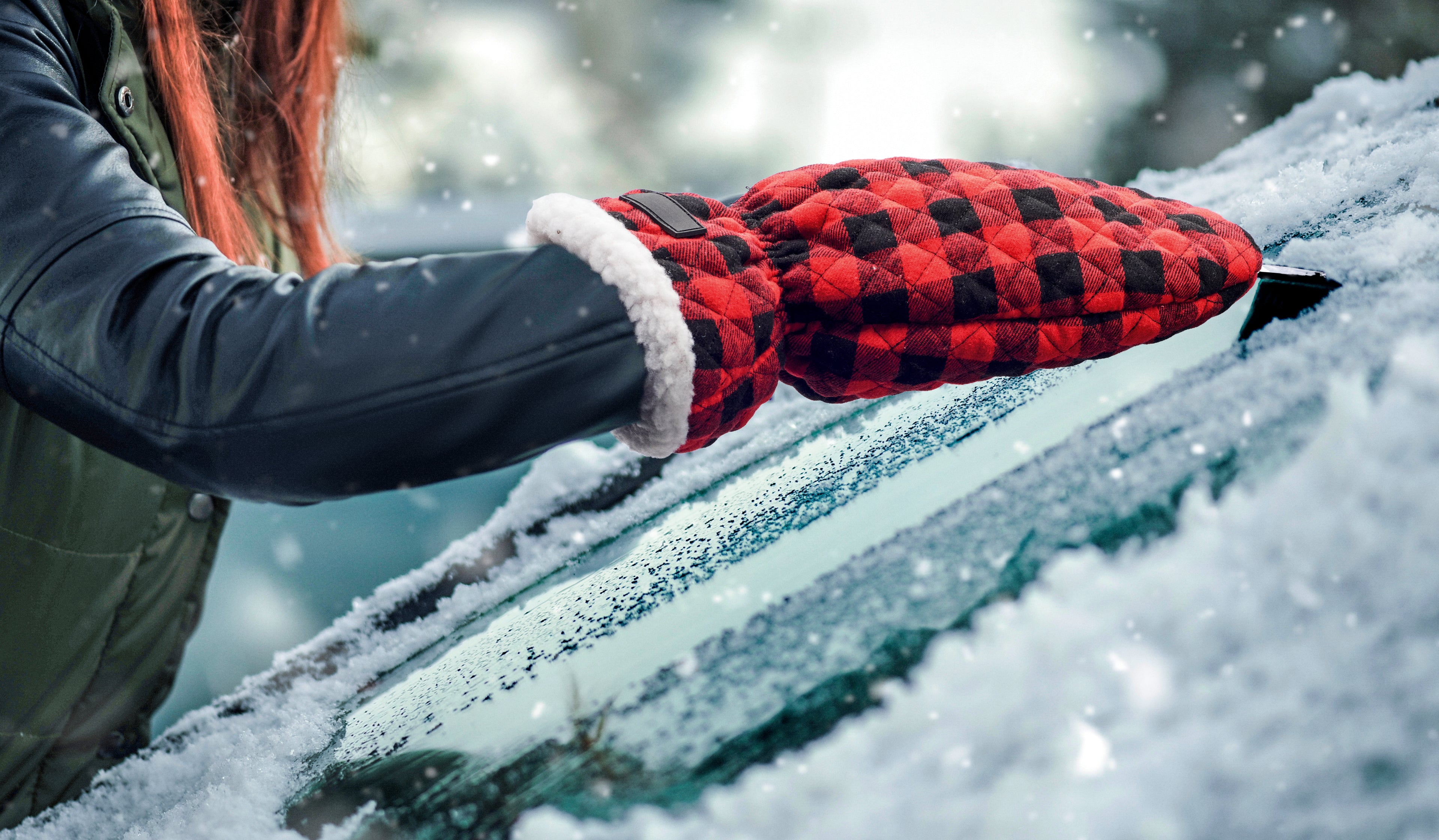 ICEHAND Quilted Ice Scraper Glove with Sherpa Lining