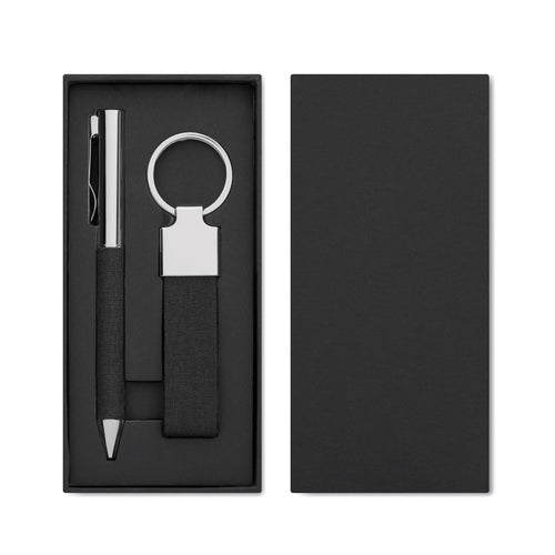 SCRIBI 2 Metal Pen and Keyring Gift Set