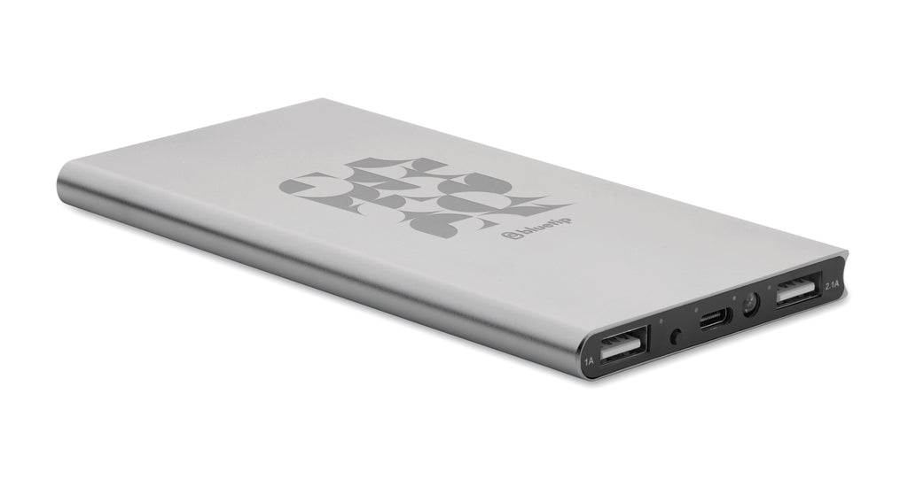POWERFLAT8C Recycled Aluminium Powerbank 8000mAh