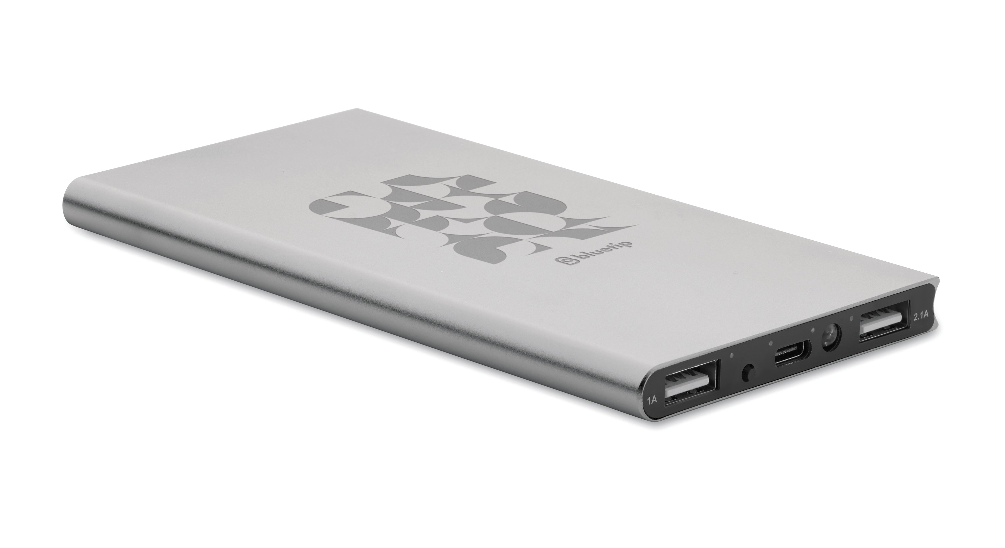 POWERFLAT8C Recycled Aluminium Powerbank 8000mAh
