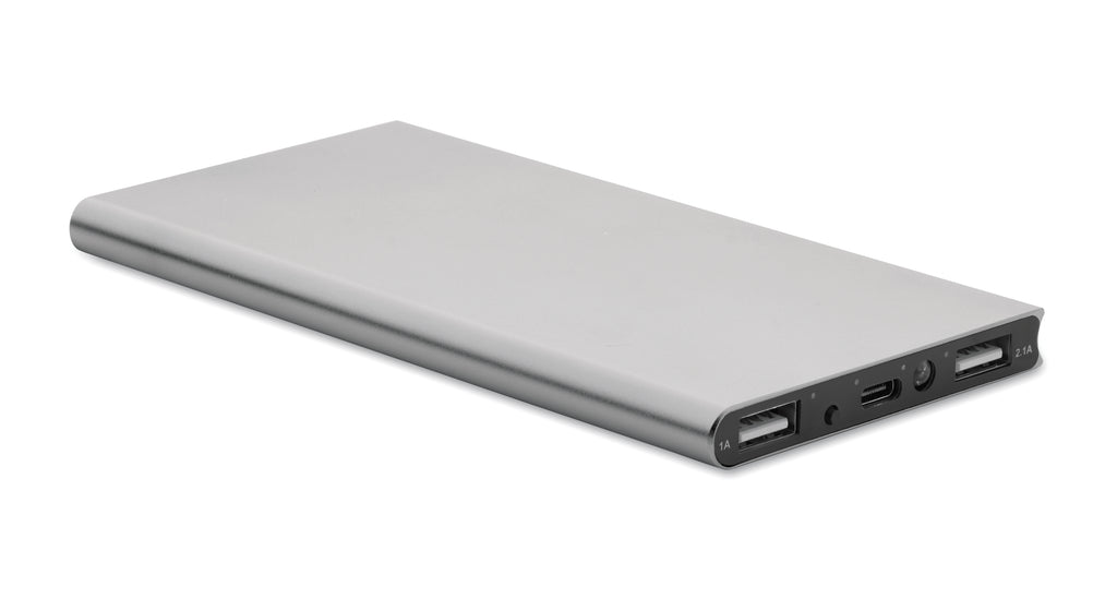 POWERFLAT8C Recycled Aluminium Powerbank 8000mAh
