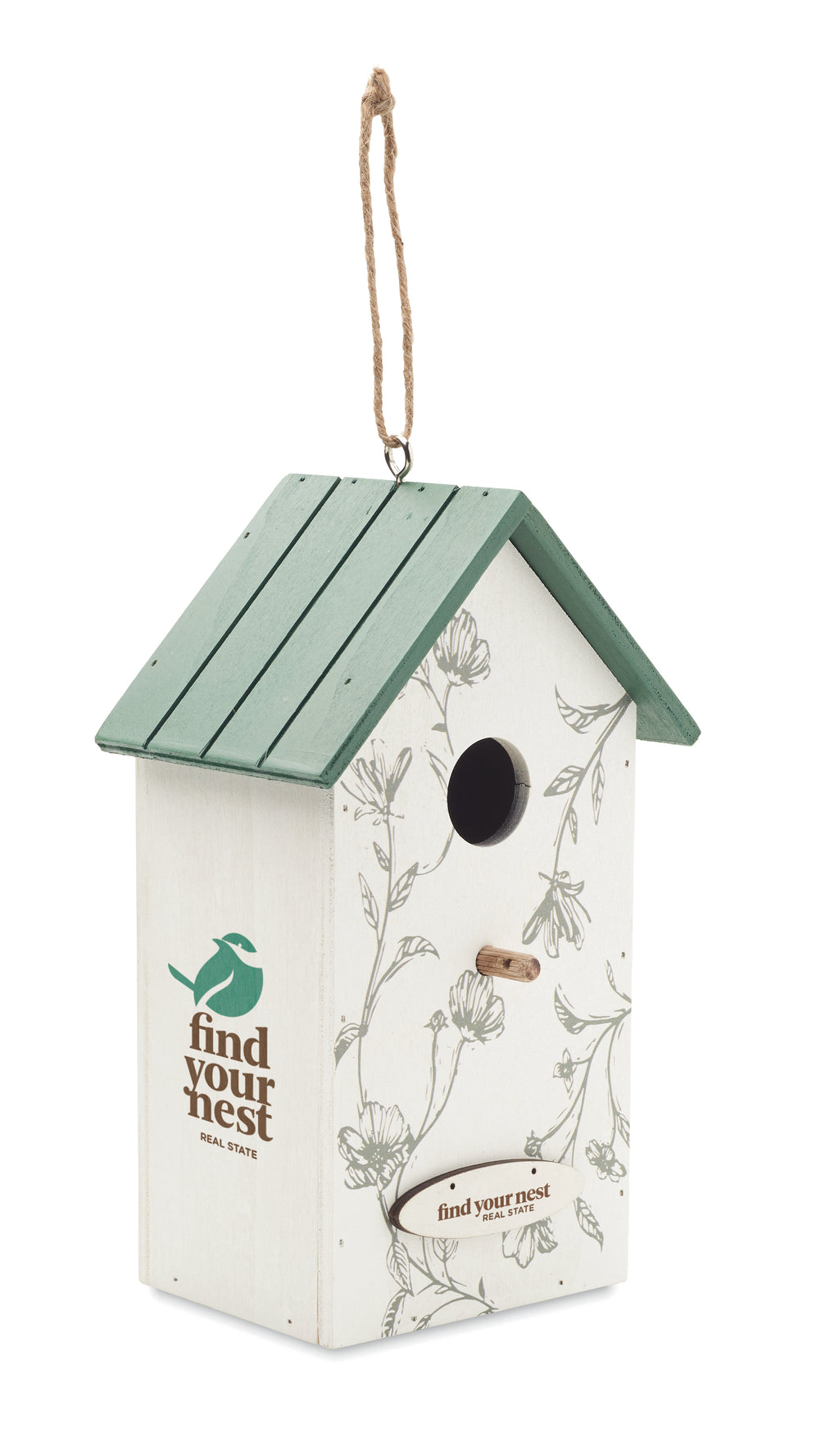 GreenJay Plywood Bird House with Branding Options