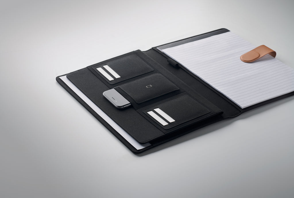 FAUX A4 RPET Conference Folder with Magnetic Closure