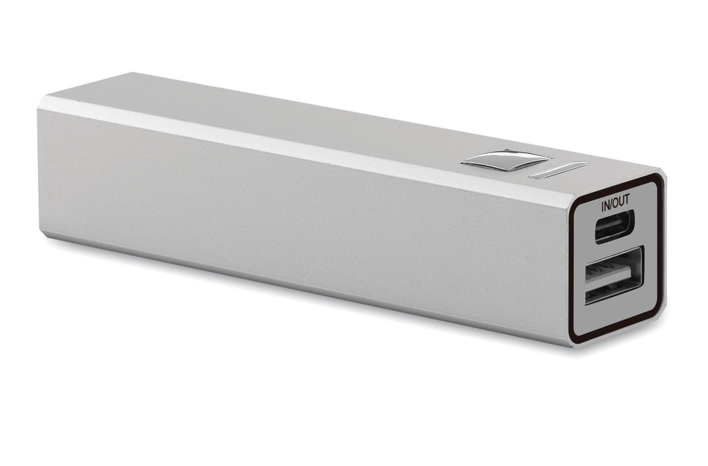 POWERALUC Recycled Aluminium Powerbank 2600mAh