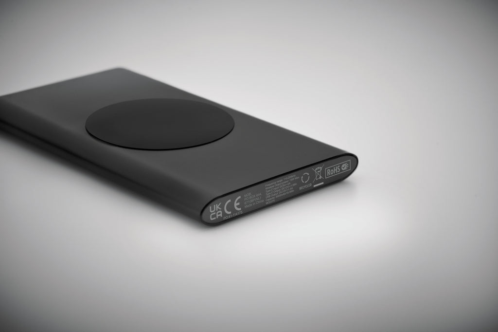 POWERPLUS Wireless Powerbank 5000mAh Recycled Aluminium
