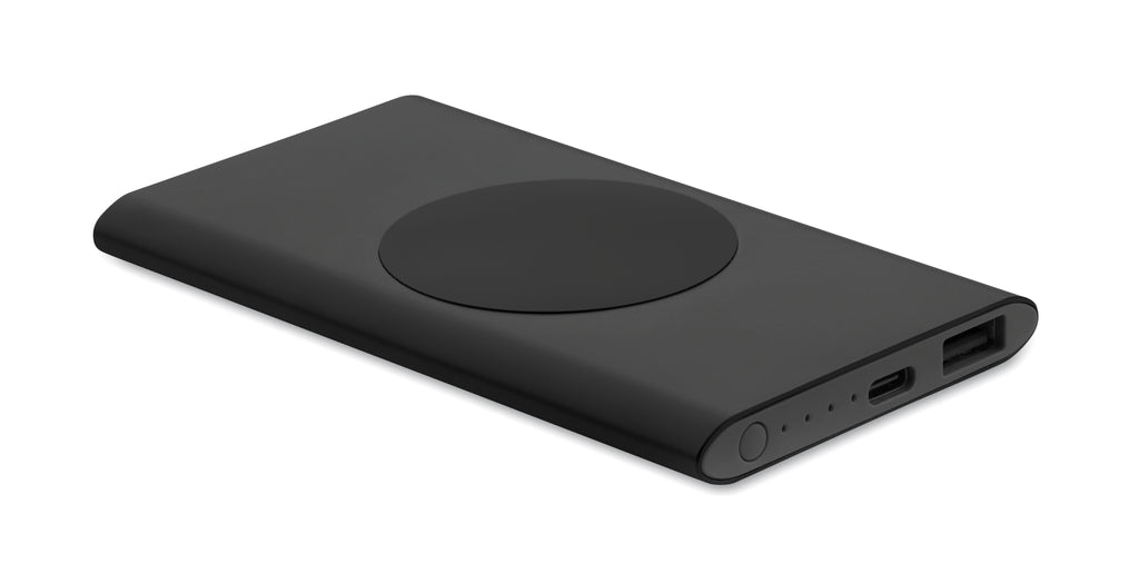 POWERPLUS Wireless Powerbank 5000mAh Recycled Aluminium