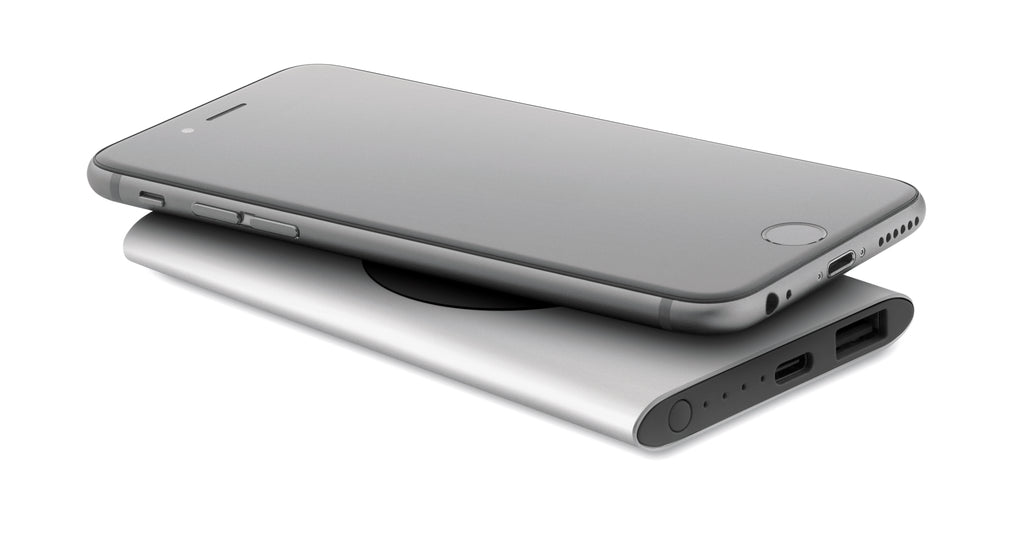 POWERPLUS Wireless Powerbank 5000mAh Recycled Aluminium