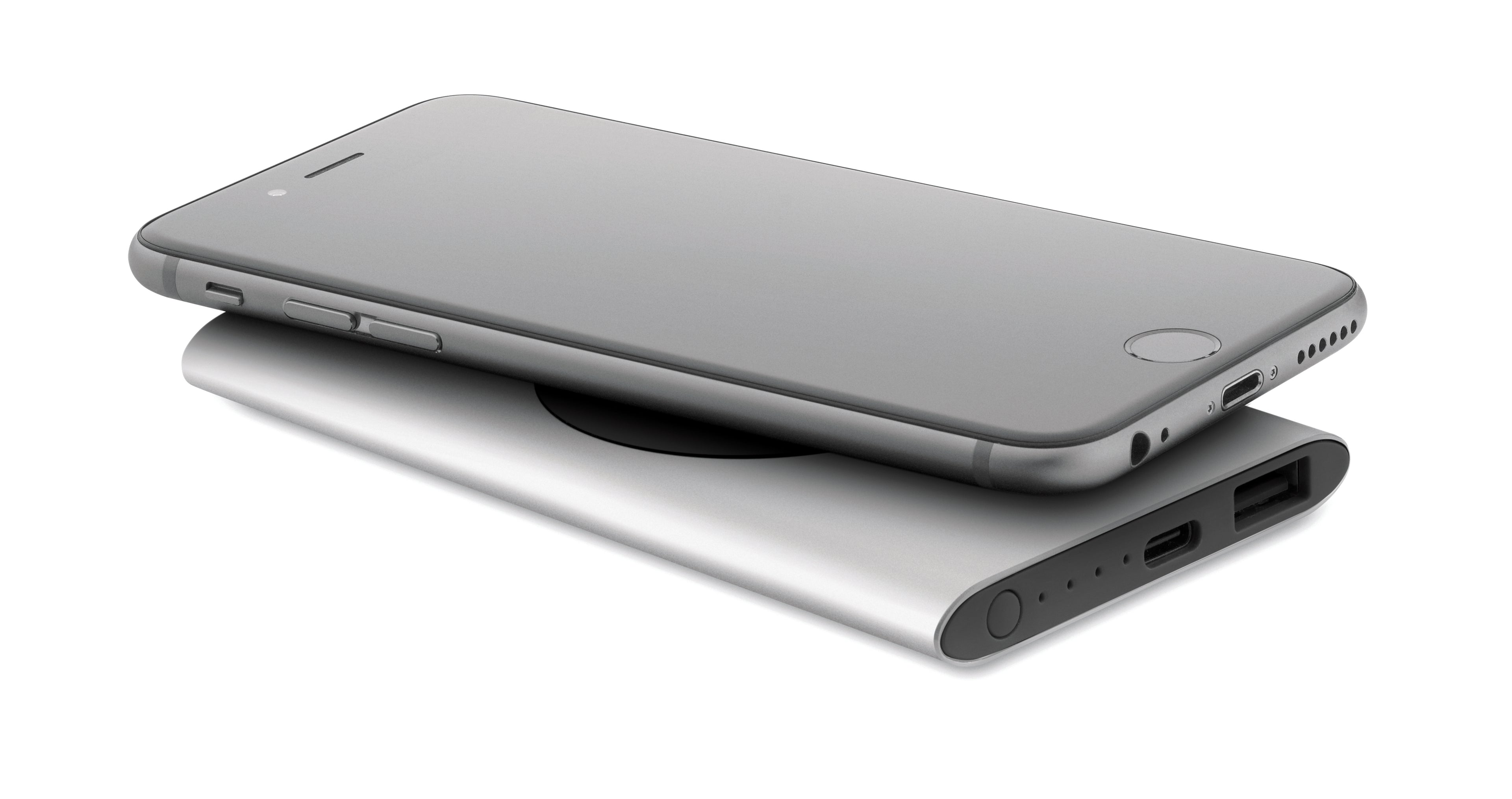 POWERPLUS Wireless Powerbank 5000mAh Recycled Aluminium