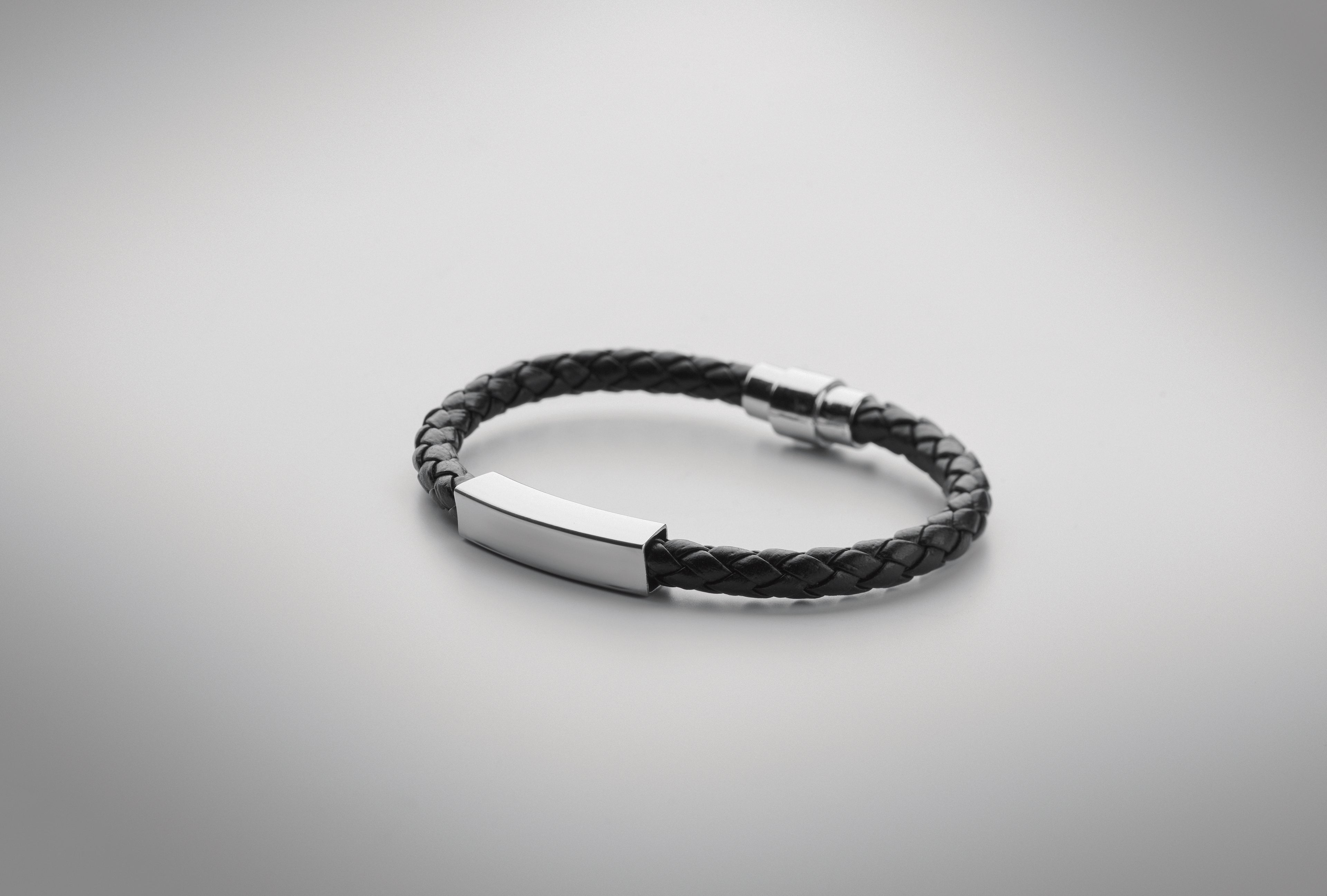 FAULETI Braided Faux Leather Cuff Bracelet