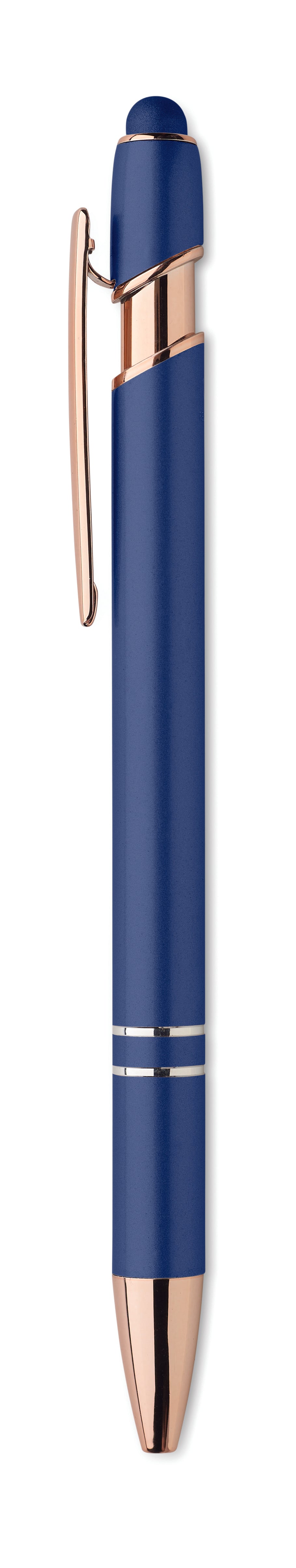 Scribble Recycled Aluminium Stylus Pen with Rose Gold
