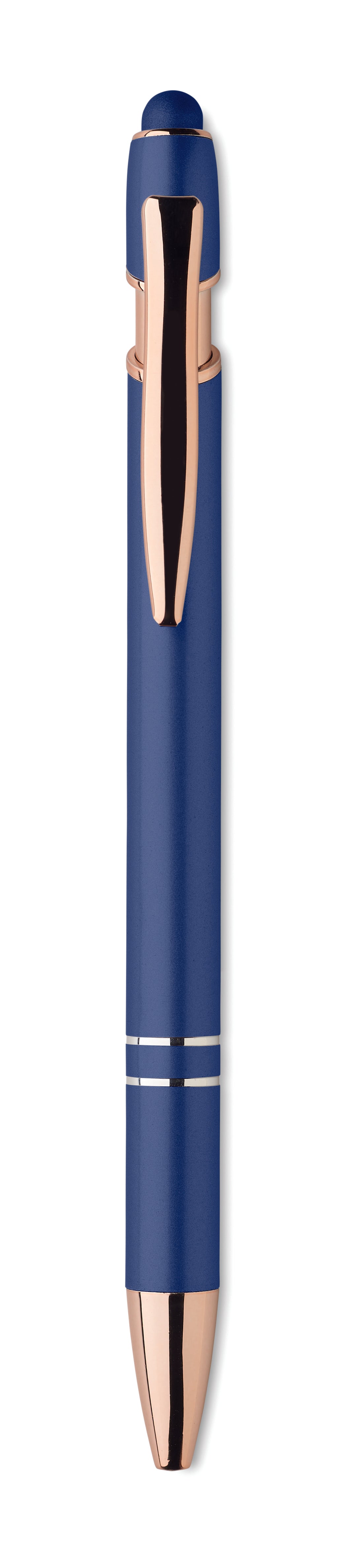 Scribble Recycled Aluminium Stylus Pen with Rose Gold