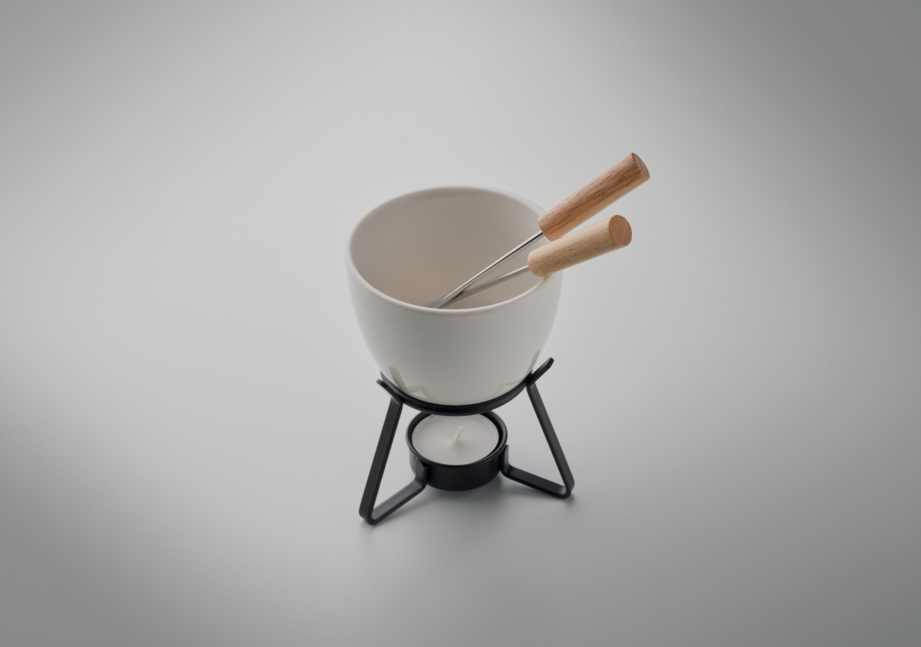 KASE Ceramic Fondue Set for Two 240ml