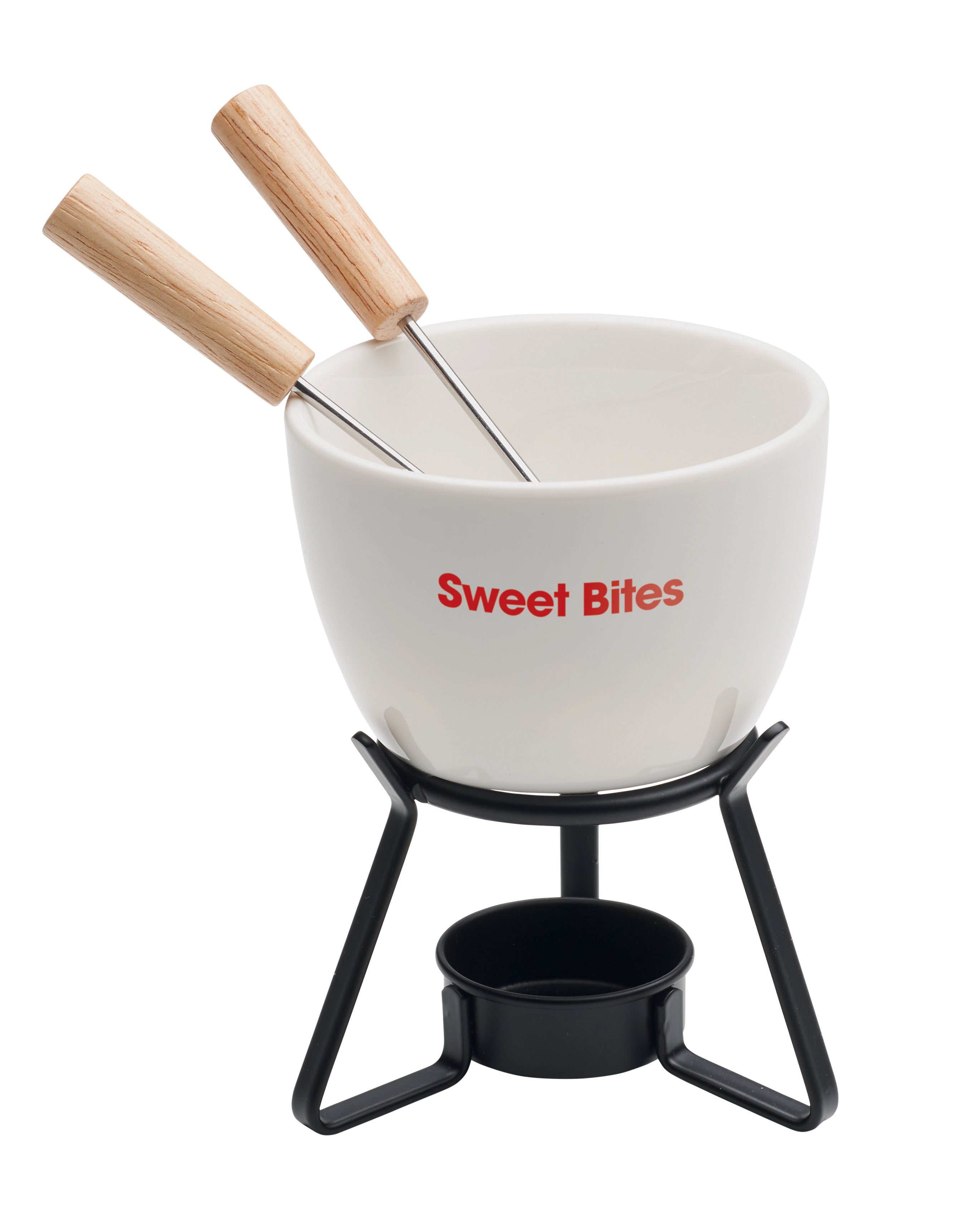 KASE Ceramic Fondue Set for Two 240ml