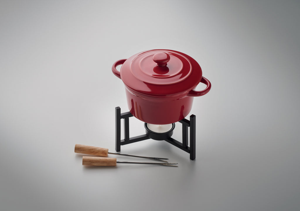Big Kase Ceramic Fondue Set for Two