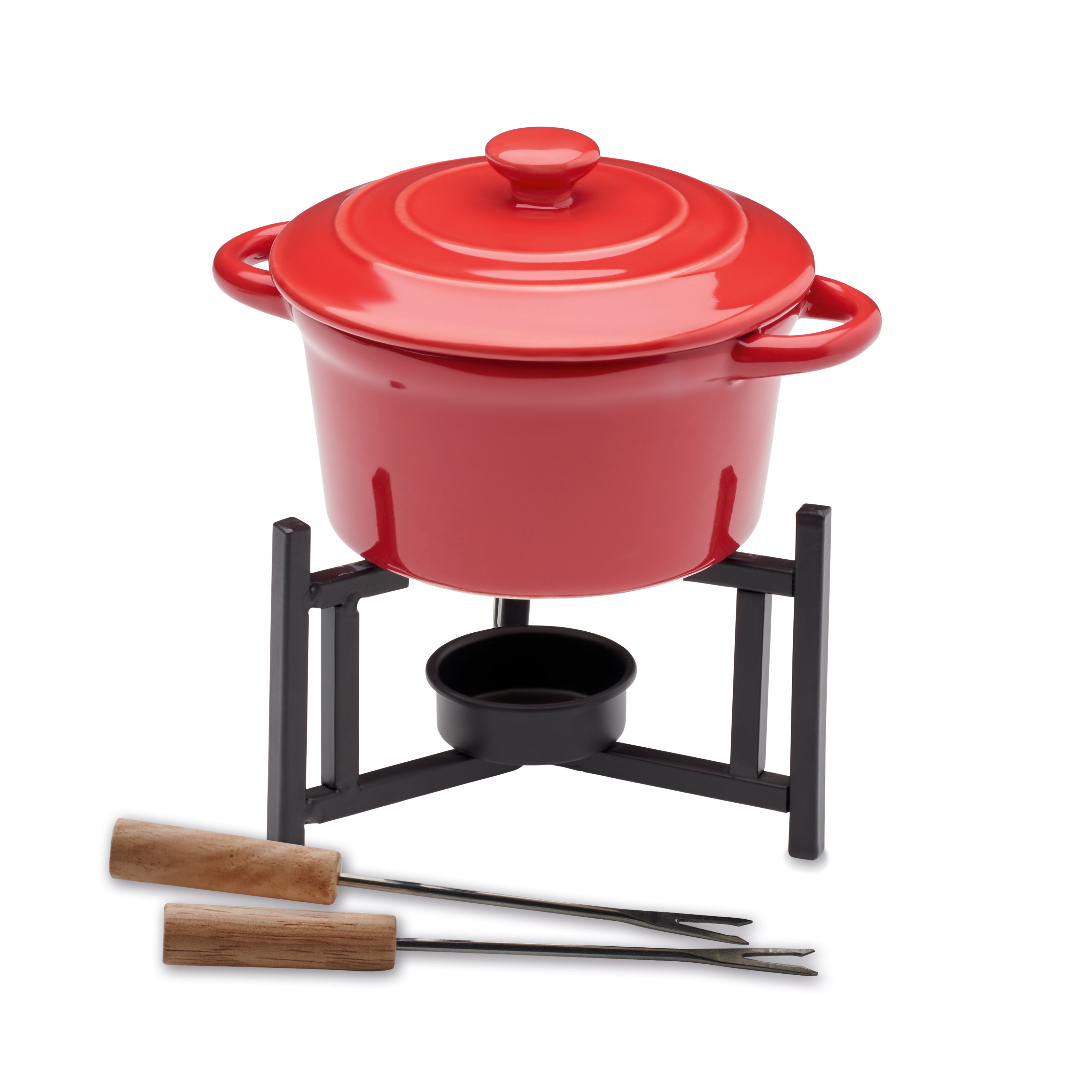 Big Kase Ceramic Fondue Set for Two