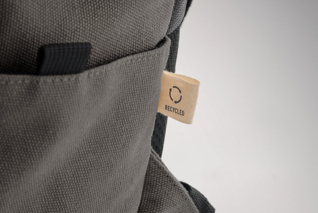 LEIRUR Recycled Canvas 15 Inch Laptop Backpack