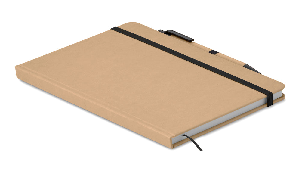CARATIL Recycled A5 Hardcover Notebook with Pen
