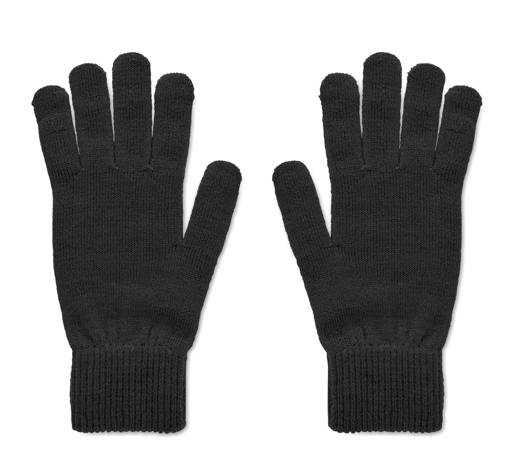 HANDNIT Knitted RPET Gloves with Decoration Patch