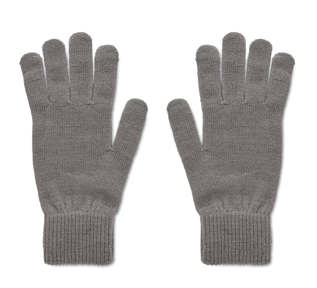 HANDNIT Knitted RPET Gloves with Decoration Patch