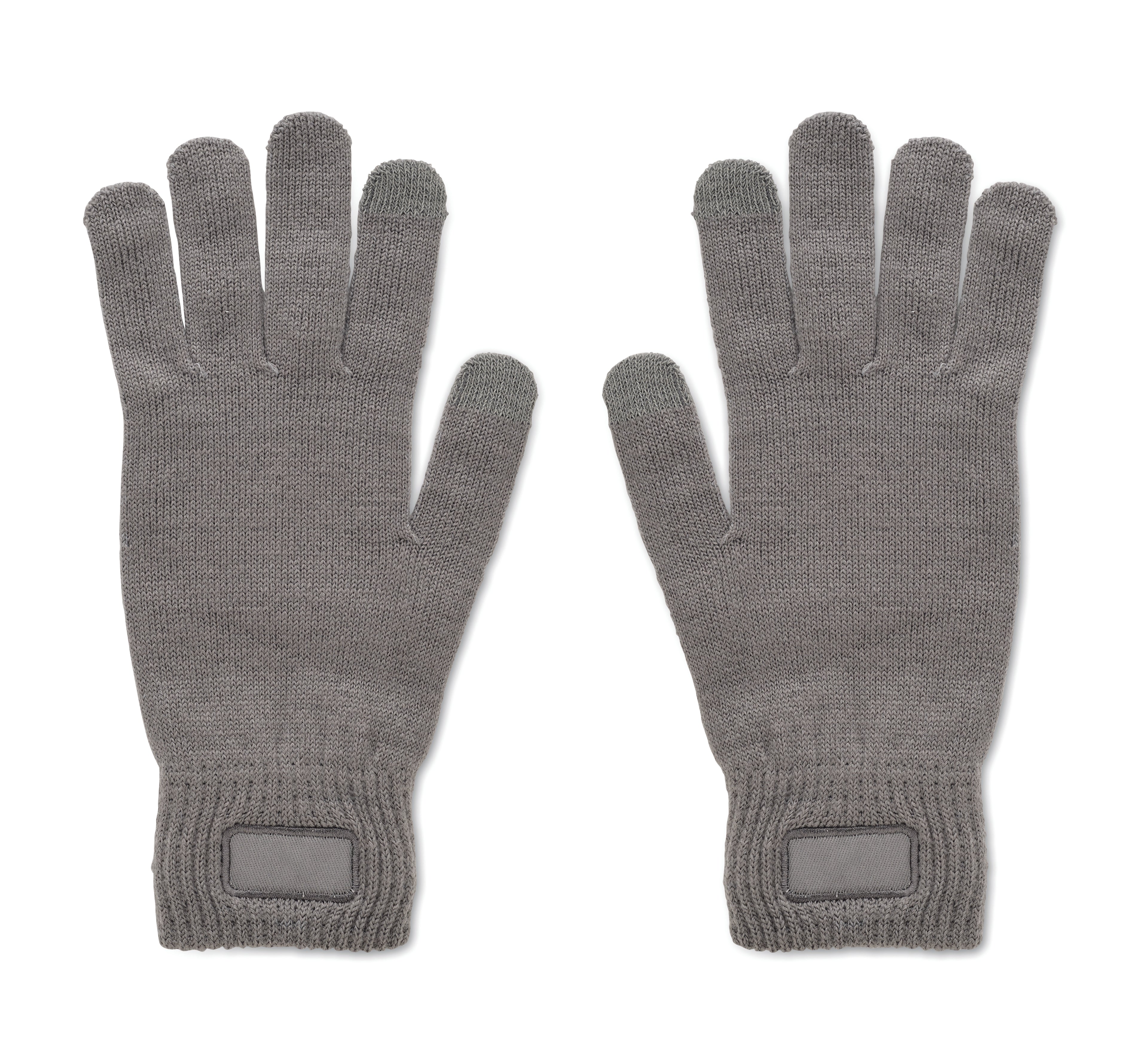 HANDNIT Knitted RPET Gloves with Decoration Patch