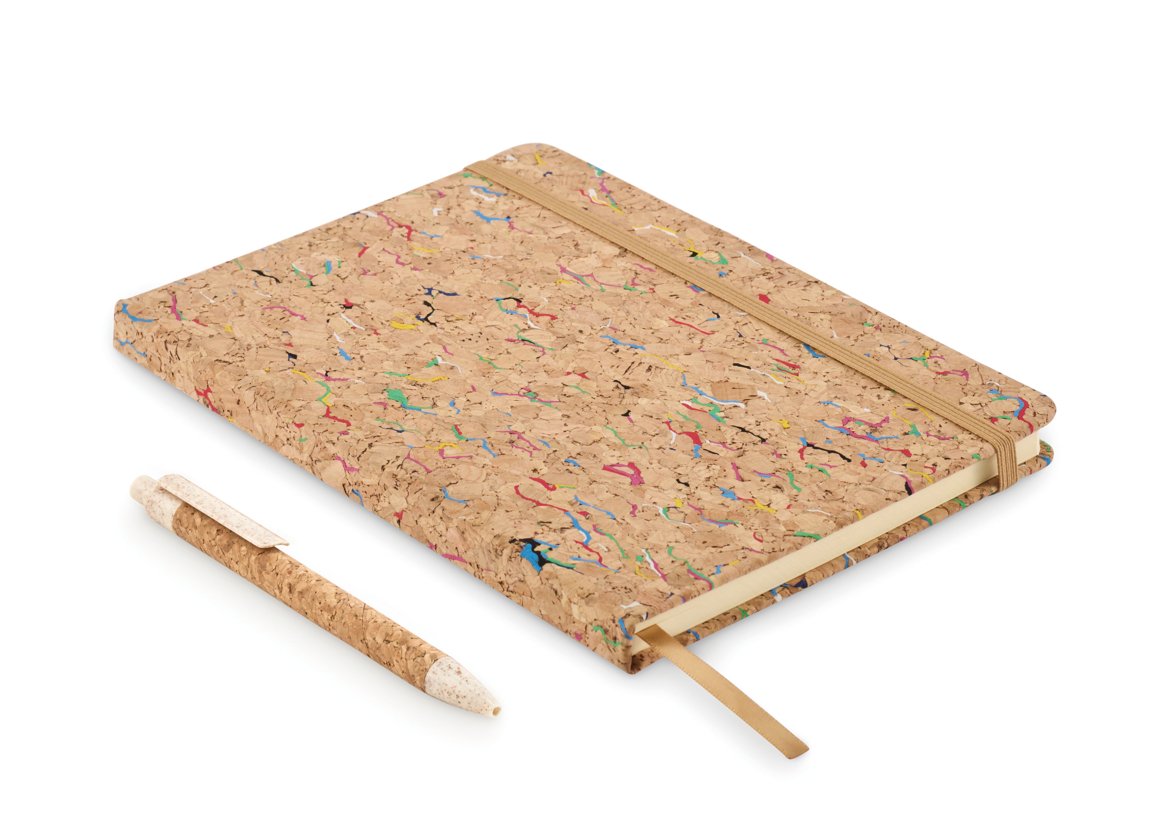 CORNOTA A5 Cork Cover Notebook with Elastic