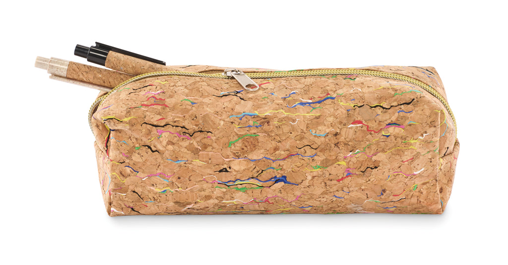 CORCHASO Coloured Cork Pencil Case