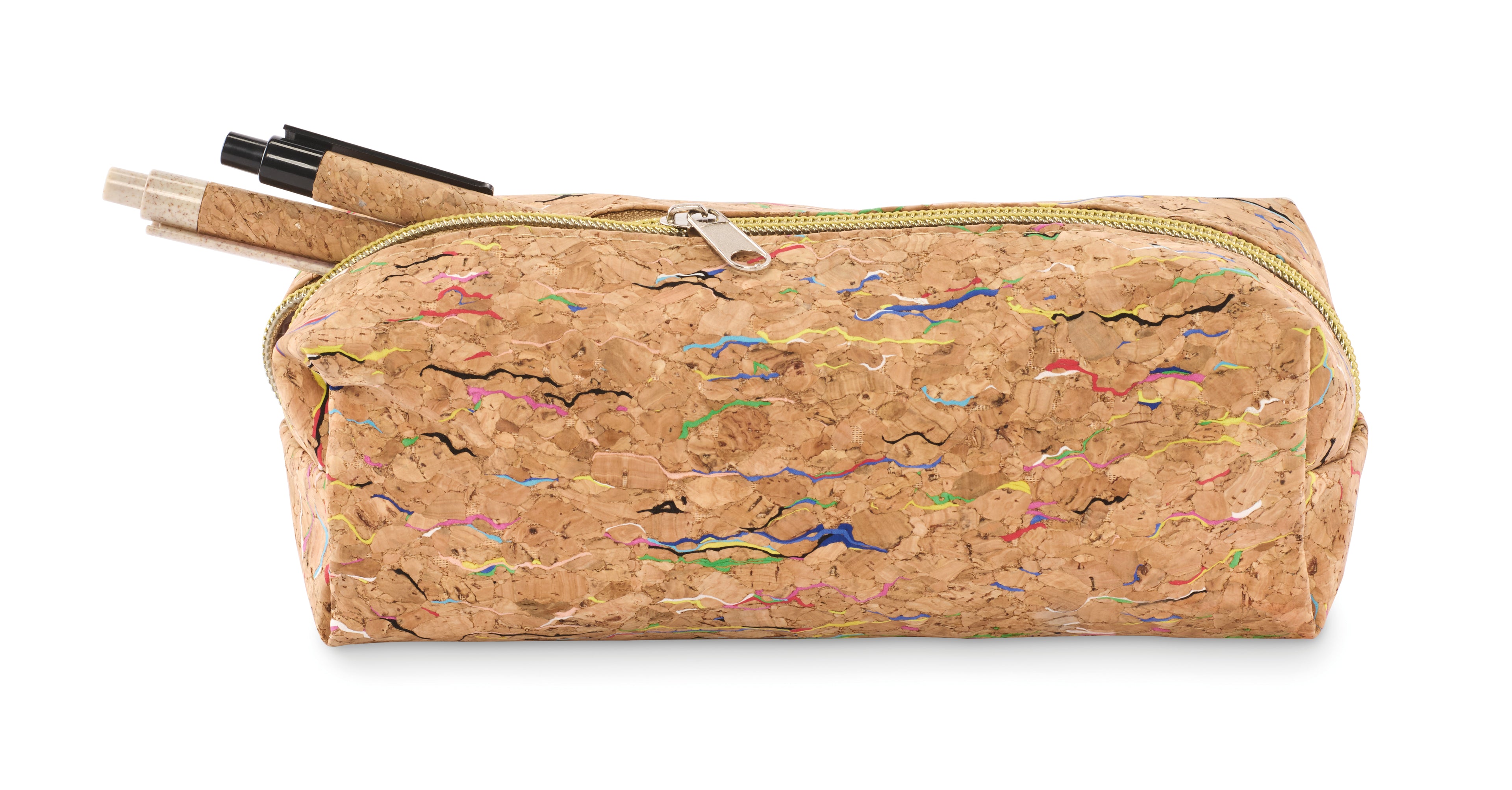 CORCHASO Coloured Cork Pencil Case
