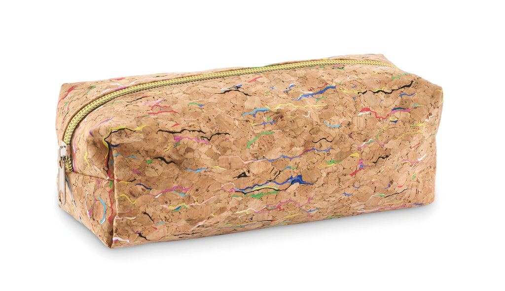 CORCHASO Coloured Cork Pencil Case
