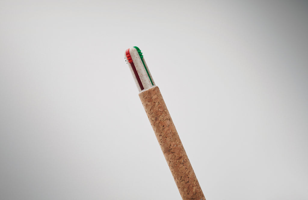 ARBOCHO Cork 4-Colour Ball Pen