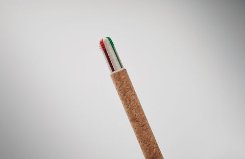 ARBOCHO Cork 4-Colour Ball Pen
