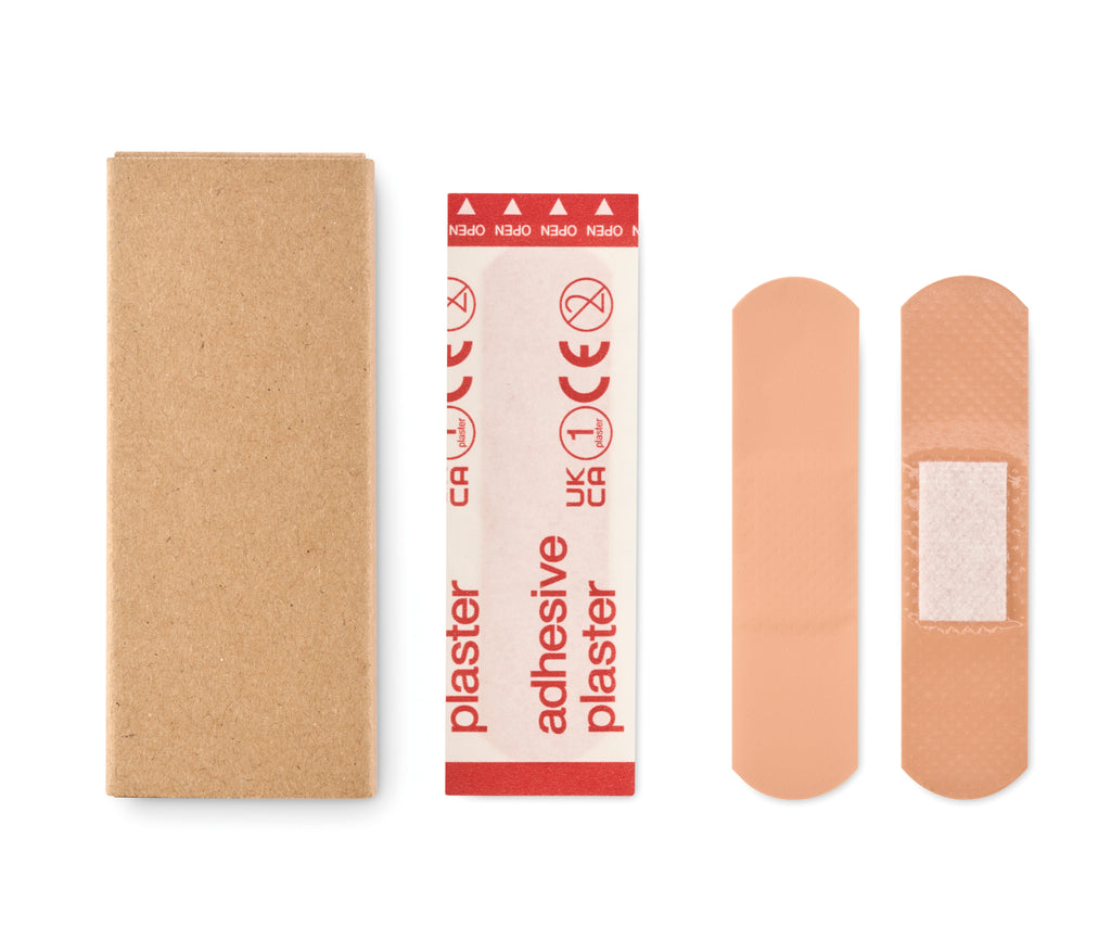 OUCH 15-Piece Adhesive Plasters in Recycled Box