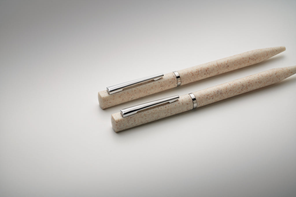 PEAT Wheat Straw Eco Twist Pen Set