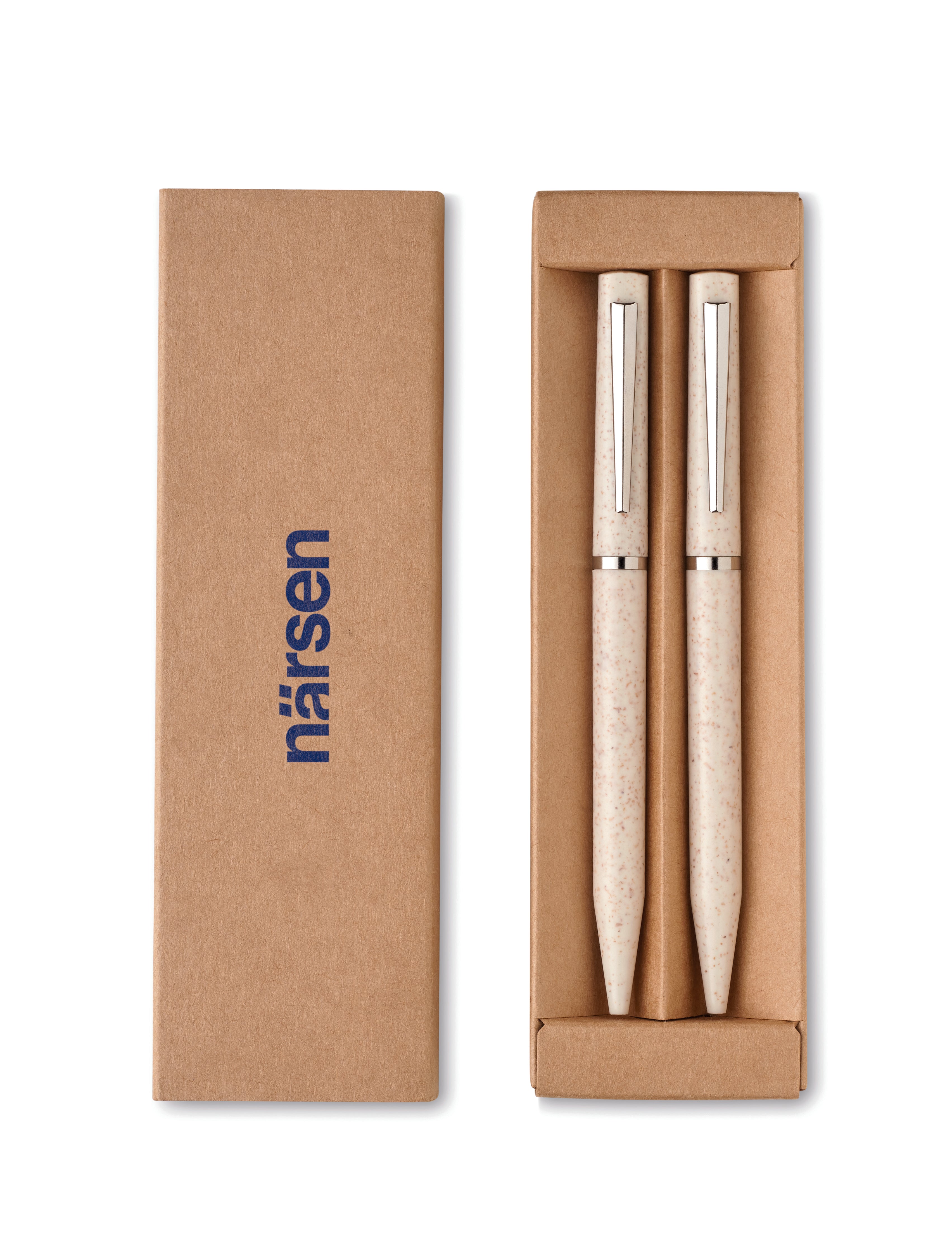PEAT Wheat Straw Eco Twist Pen Set