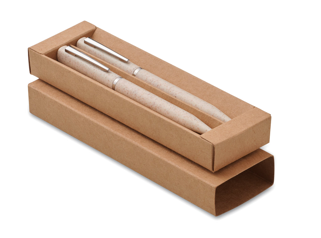 PEAT Wheat Straw Eco Twist Pen Set