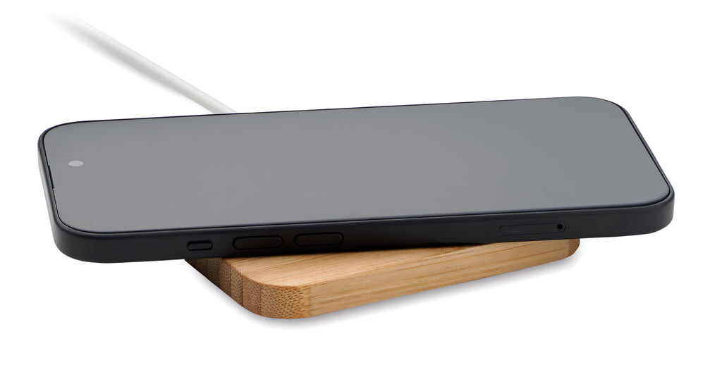 CHARGOO 15W Wireless Charger with Bamboo Case