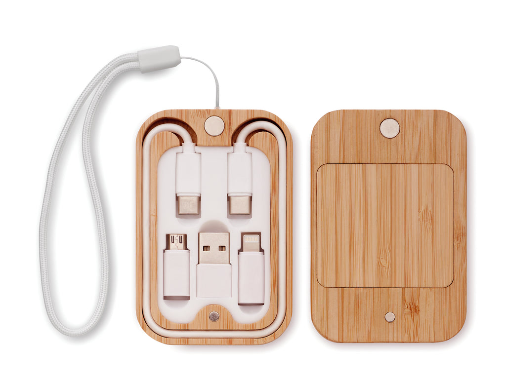 CHARGOO 15W Wireless Charger with Bamboo Case
