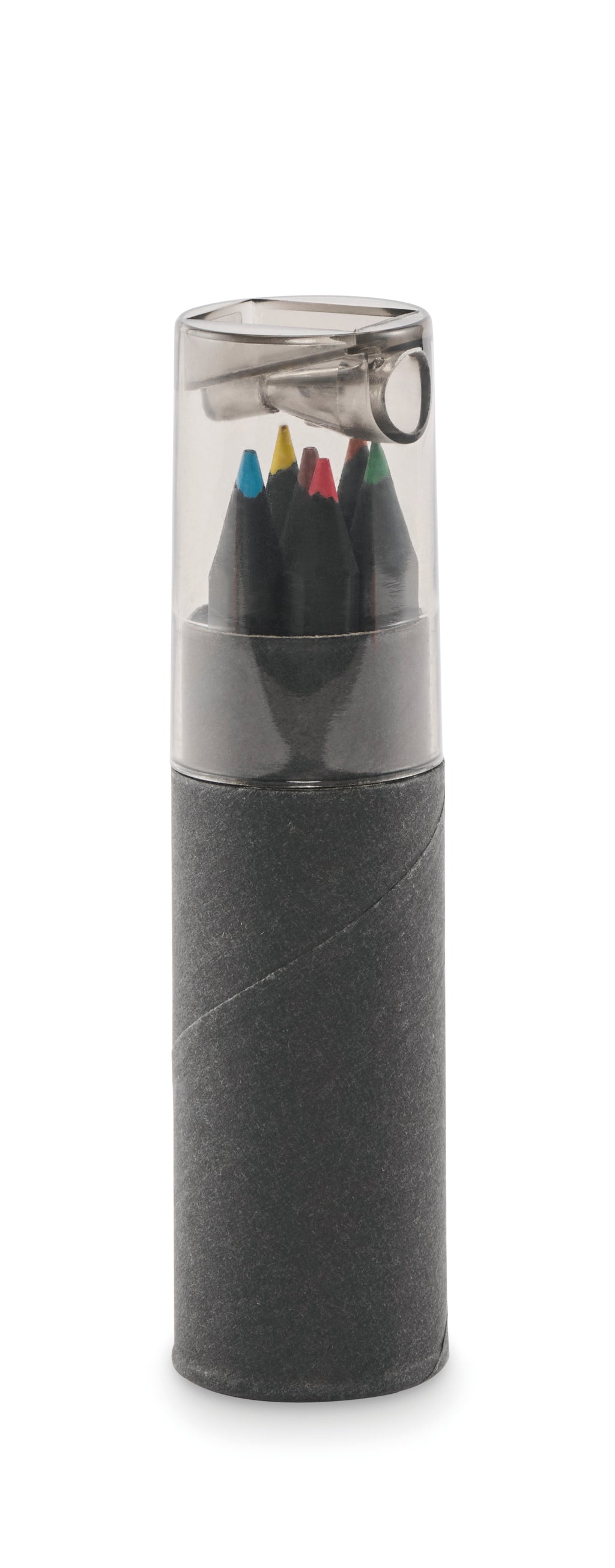 Negro 6 Black Colouring Pencils in Tube