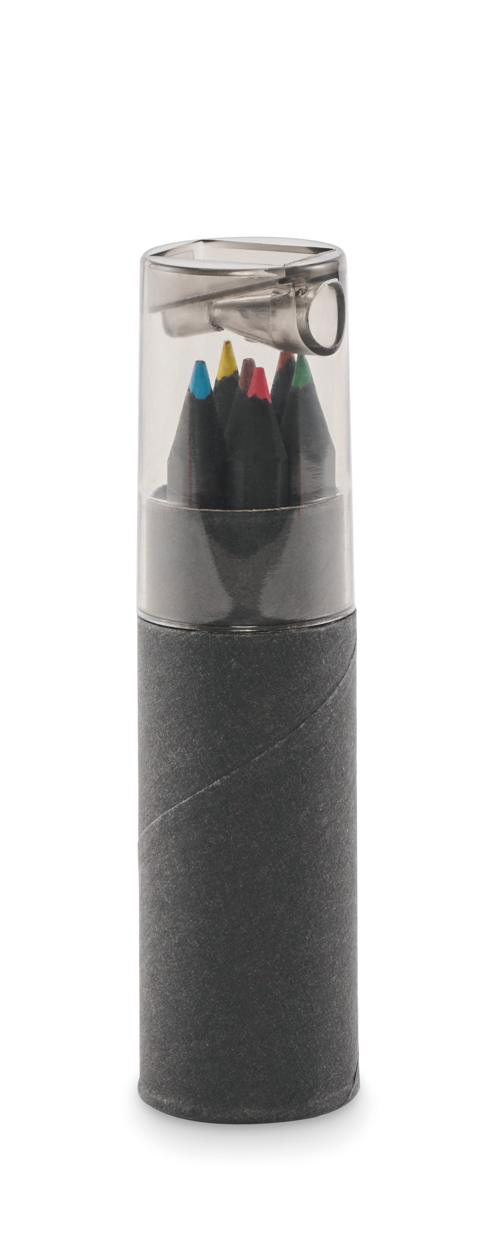 Negro 6 Black Colouring Pencils in Tube
