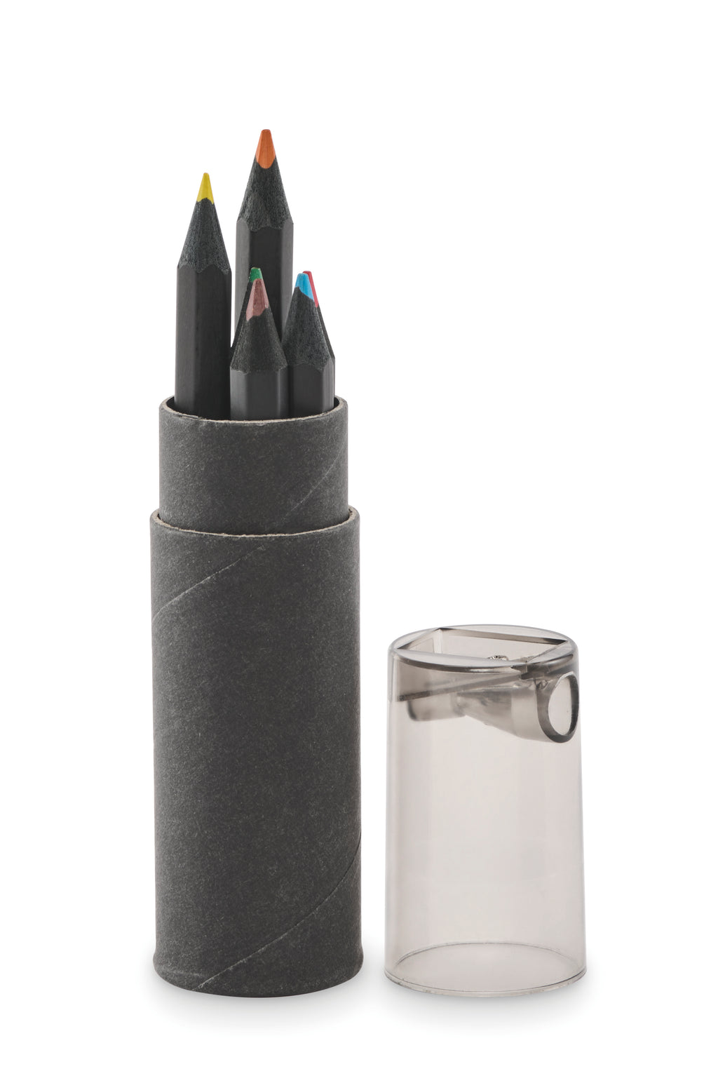 Negro 6 Black Colouring Pencils in Tube