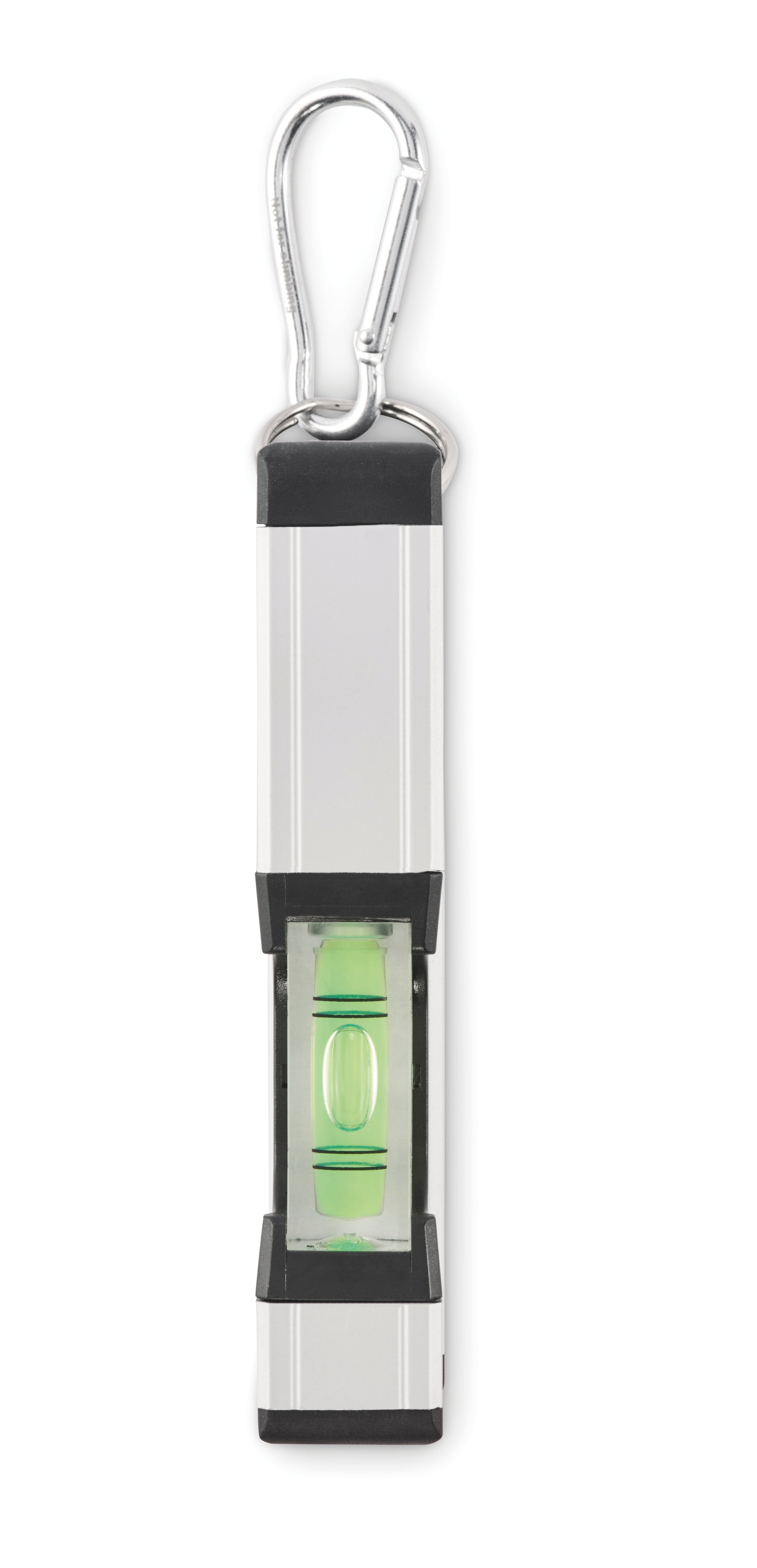 MAGNEL Mini Magnetic Aluminium Spirit Level with Carabiner