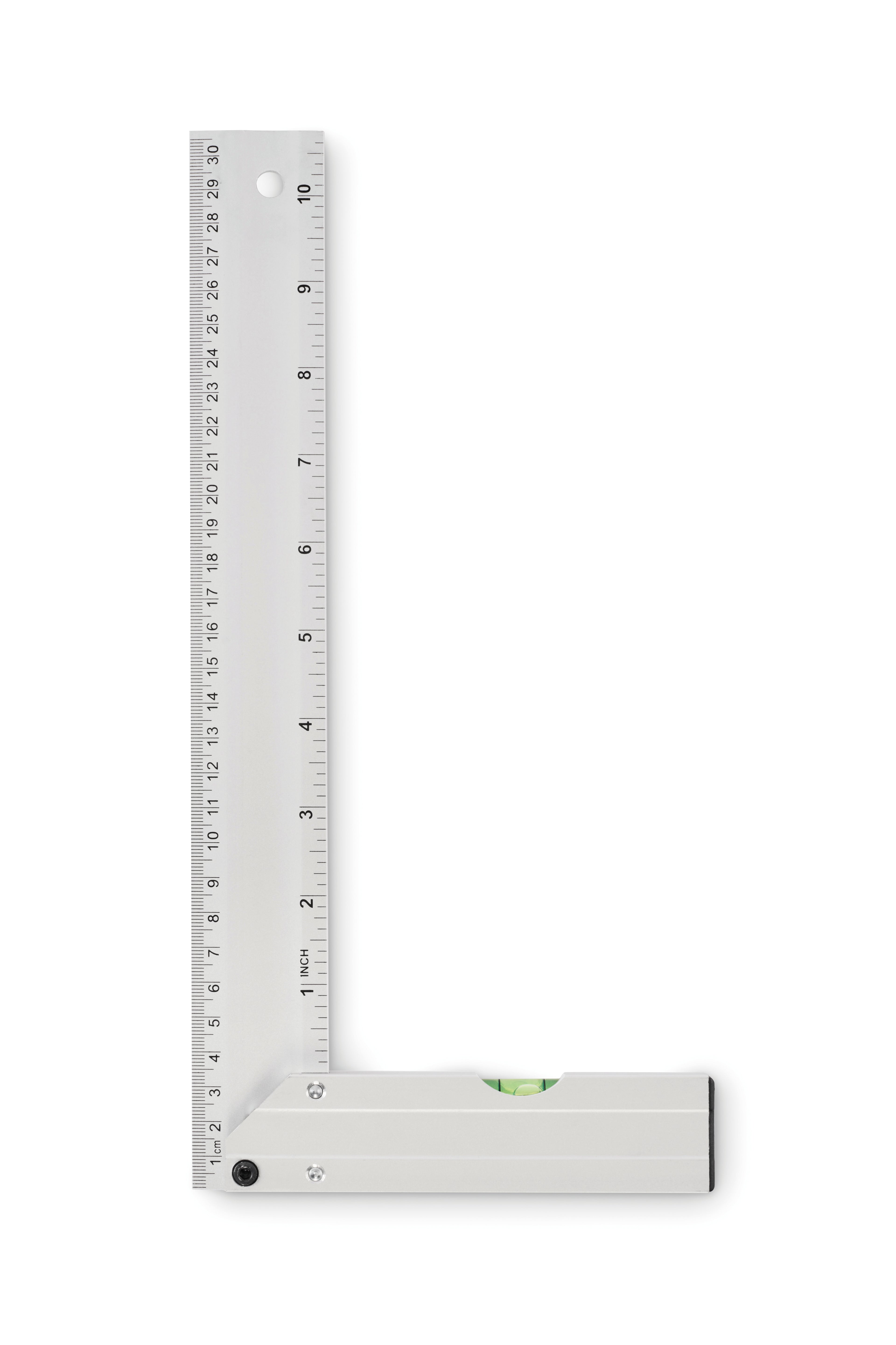 MEJURE 30cm Aluminium Level Ruler with Spirit Level