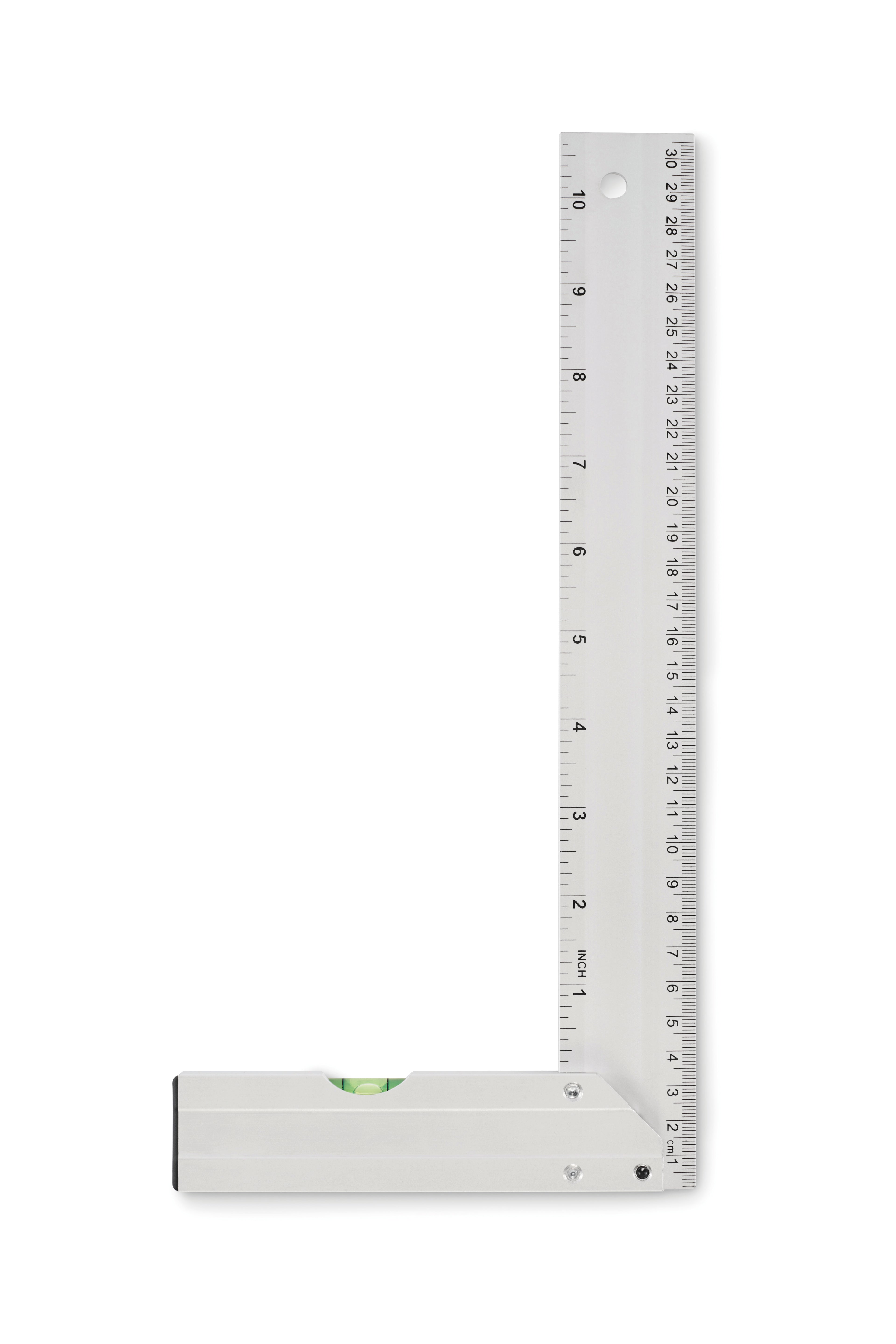 MEJURE 30cm Aluminium Level Ruler with Spirit Level