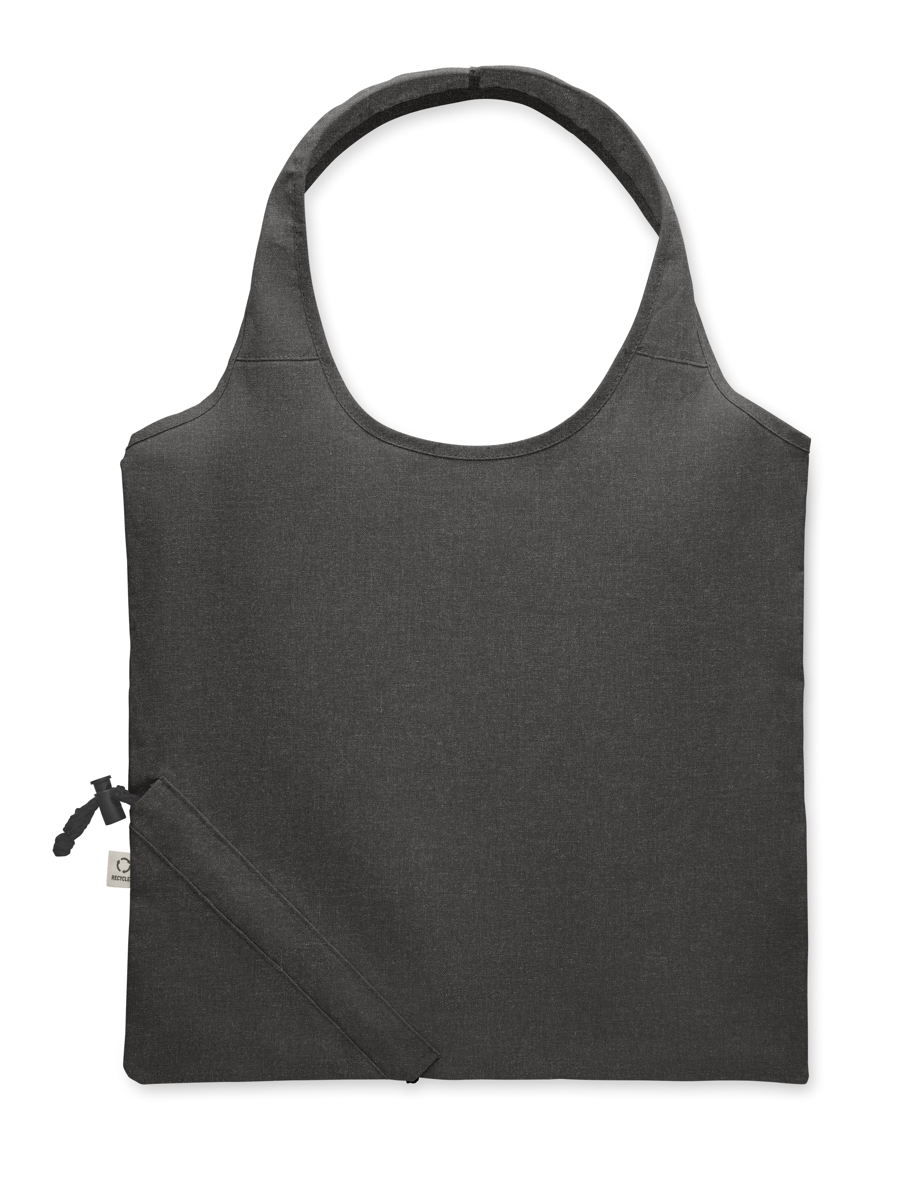 Carrie Colour Foldable Recycled Cotton Shopping Bag