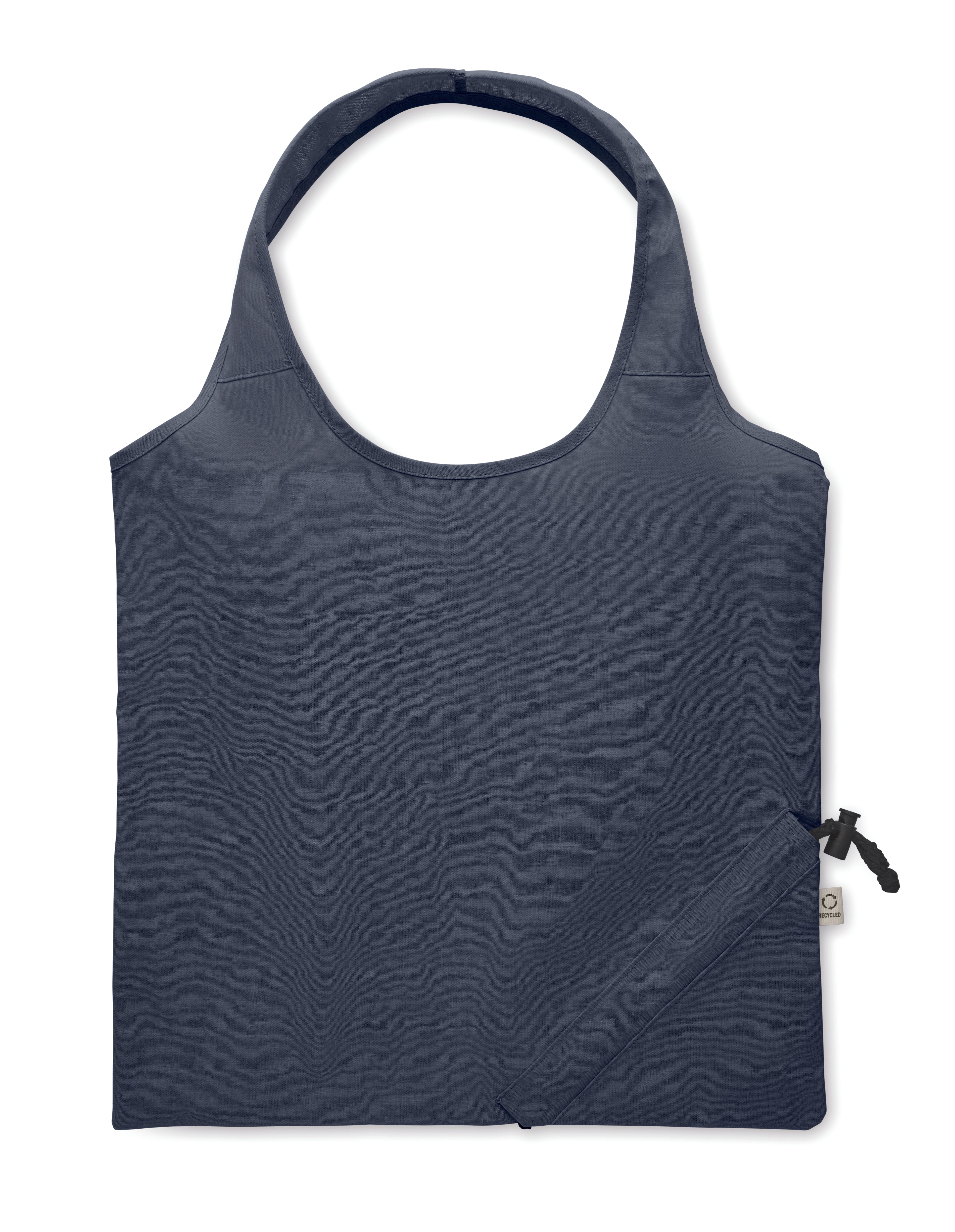 Carrie Colour Foldable Recycled Cotton Shopping Bag