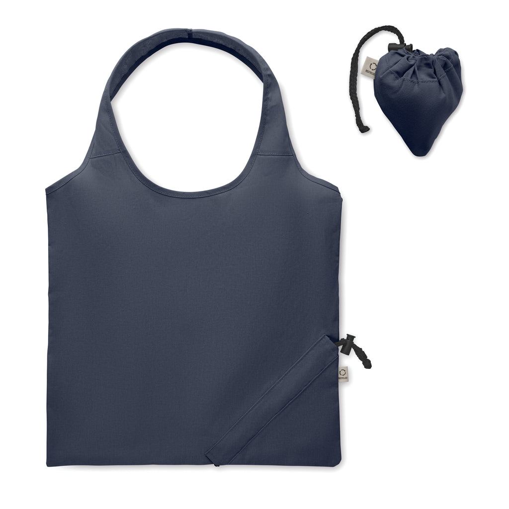 Carrie Colour Foldable Recycled Cotton Shopping Bag