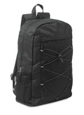 HIGE 600D RPET Polyester Backpack with Mesh Pockets