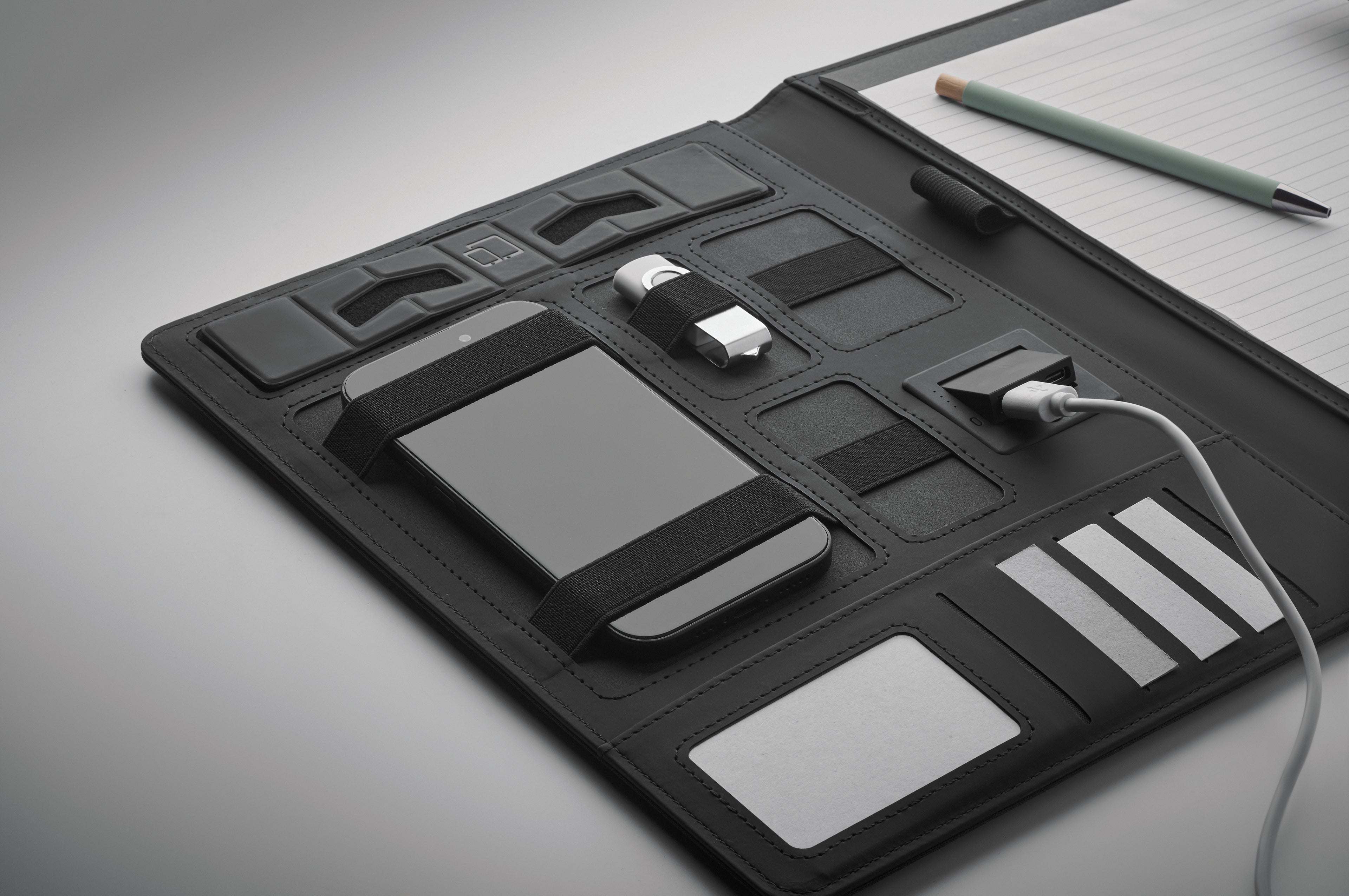 Burgus A4 Folder with Wireless Powerbank