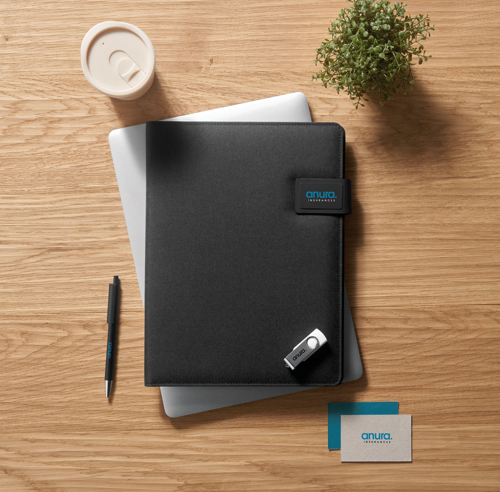 Burgus A4 Folder with Wireless Powerbank