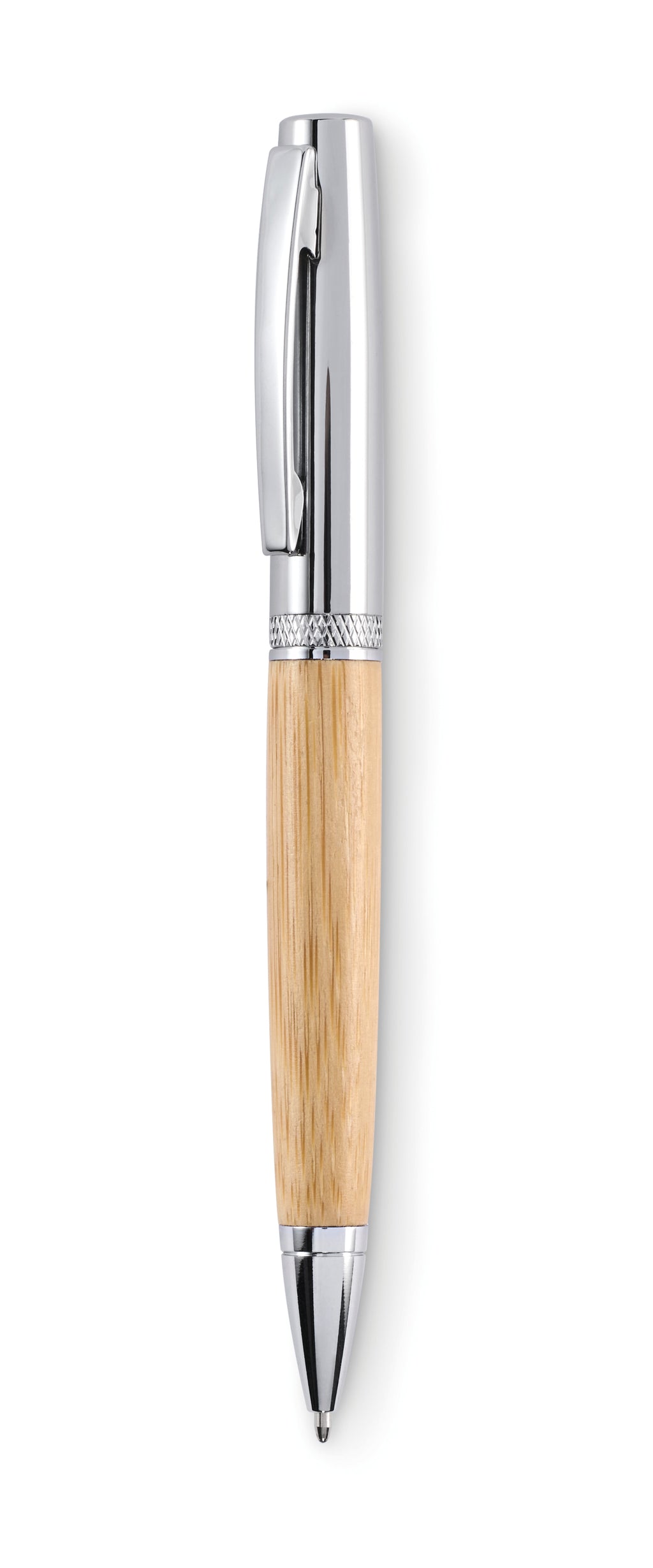 SIDEN Metal Twist Pen with Bamboo Tube